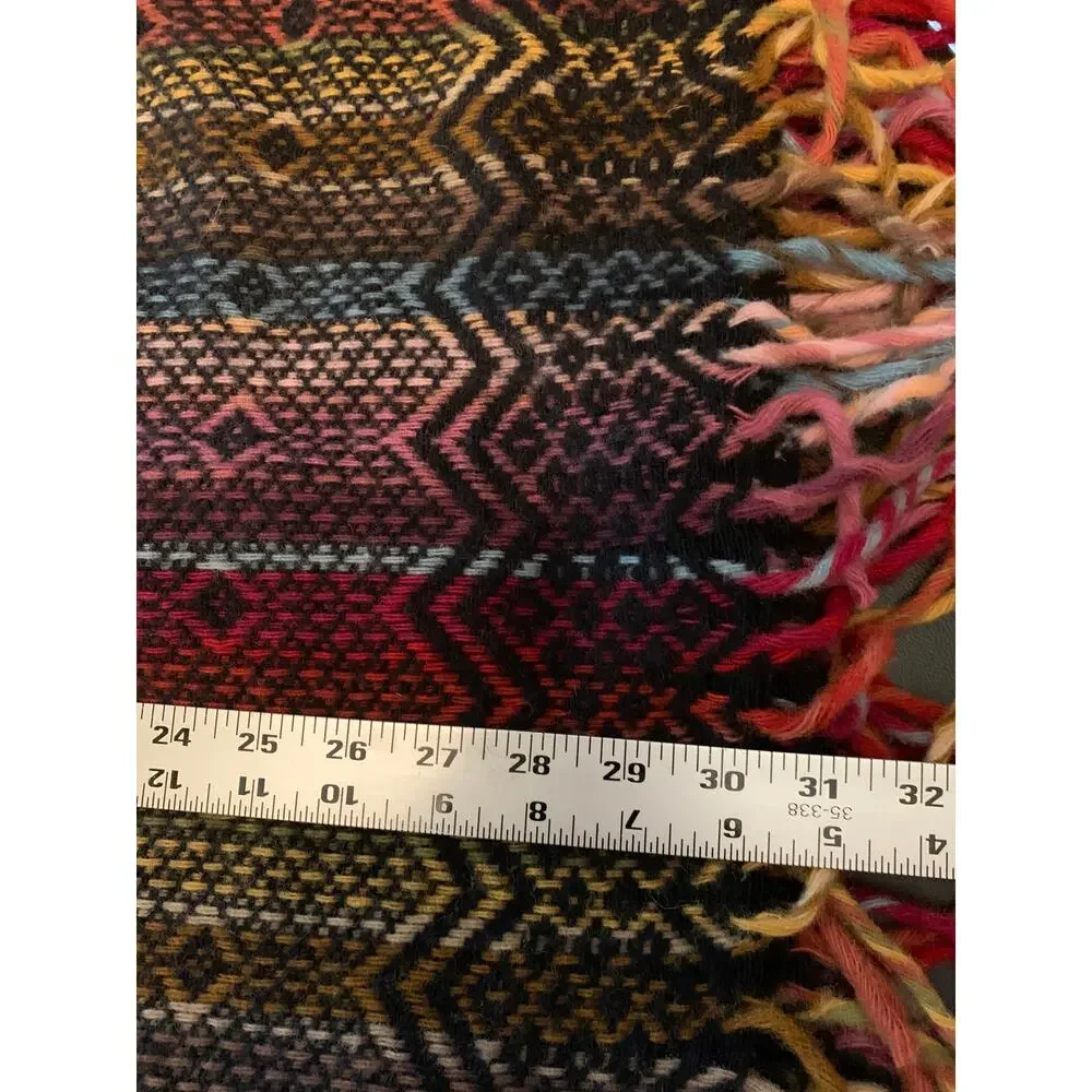 Vintage Faribo Yuma Pure Wool Throw Blanket Southwest 50x72 USA Original Box